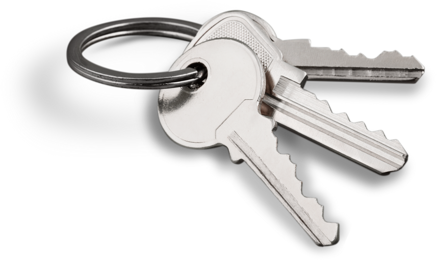 Metal Keys Cutout 